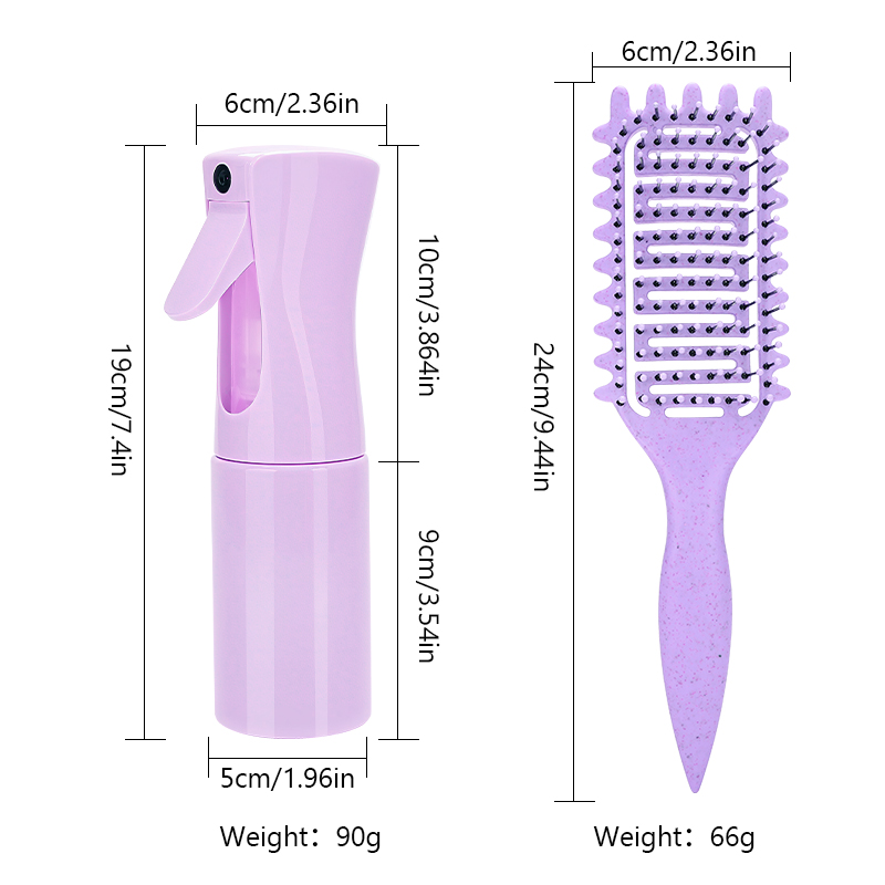 2-in-1 brush and comb